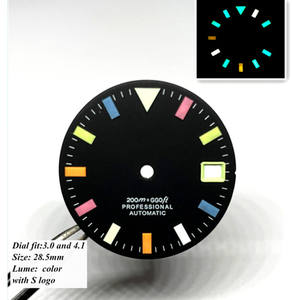 WYGICOO OEM Cadran de montre C3 BGW9 luminescent, Esfera Del Reloj, logo personnalisé, cadran de montre - Product Image 3