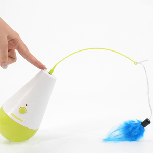 G07 AFP Bestseller Giocattoli Interattivi Automatici per Gatti, Piattaforma Girevole Elettrica Rotante con Piume per Gatti - Product Image 3