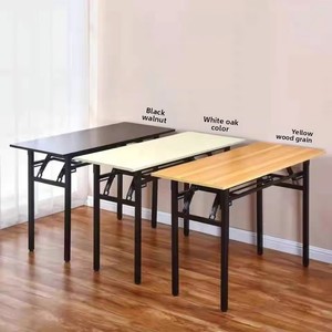 <span class=keywords><strong>Mesa</strong></span> <span class=keywords><strong>de</strong></span> Comedor Plegable Contemporánea GEHENG H-07 con Patas <span class=keywords><strong>de</strong></span> Hierro - <span class=keywords><strong>Mesa</strong></span> <span class=keywords><strong>de</strong></span> <span class=keywords><strong>Estudio</strong></span> Compacta para Apartamentos Pequeños y Uso Doméstico - Product Image 5