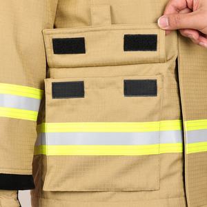 ชุดป้องกันนักดับเพลิงแบบกลาง สำหรับกู้ภัย ปรับแต่งได้ตามต้องการ ขายส่งจากโรงงาน มาตรฐานยุโรป ชุดดับเพลิงแบบลำลอง - Product Image 2