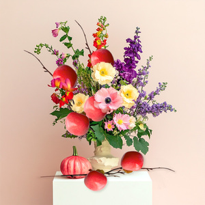 Rama Artificial de Frutas (Caqui y Granada) para Decoración Navideña, de Acción de Gracias, Bodas, Cocina, Oficina y Hogar, Ecológica, 45cm - Product Image 4