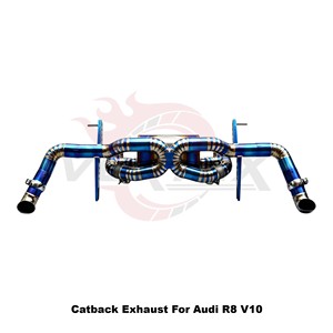 ระบบท่อไอเสียแบบ Catback วาล์วควบคุม Vortex Blue Titanium สำหรับ Audi R8 4S V10 Performance Coupe Spyder ปี 2024-2025 ชุดแต่งแบบติดตั้งได้โดยตรง - Product Image 5