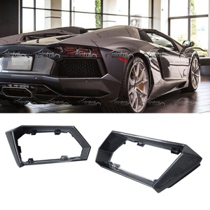 Cadre de sortie d'air d'admission arrière en fibre de carbone véritable pour Lamborghini AVENTADOR LP700-4, tuning automobile - Product Image 1