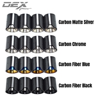 Embout d'échappement DEX pour F87 M2/F80 M3/F82 F83 M4/F90 M5, style performance, en fibre de carbone, embouts de silencieux d'échappement quadruples, embout de tuyau d'échappement