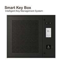 Gabinete de Llaves Inteligente con 55 Ranuras, Caja Fuerte con Control de Llaves RFID, Sistema Electrónico de Gestión de Llaves, Montaje en Pared, NFC, Huella Dactilar, Reconocimiento Facial