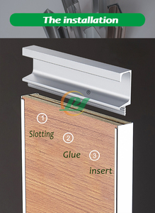 Royen Tay Nắm Tủ Ẩn Tay Cầm Nhà Bếp Bằng Hợp Kim Nhôm Tay Nắm Cửa Tủ Kéo Tay Nắm Ngăn Kéo Tay Nắm Đồ Nội Thất Dài Phần Cứng - Product Image 2