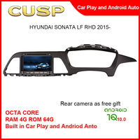Autoradio Android pour HYUNDAI SONATA LF RHD 2015- Auto Stereo 8 Inch Car Screen GPS Navigation With Wireless Carplay Head Unit