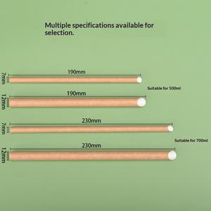 Individually Wrapped Biodegradable Paper Straws Eco Friendly Disposable Drinking Straws for Restaurant Takeaway and Beverage Use - Product Image 3
