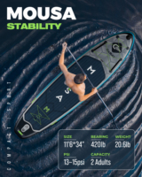 Vente chaude tout rond nouveau Design Padel Surf Sup planche à monter gonflable Standup Paddle Surf Sup planche à pagaie