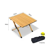 Table de camping pliable de 90cm en alliage d'aluminium du fabricant Table de camping portable pour barbecue de pique-nique en plein air