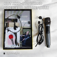 VOXFULL Casque supra-auriculaire 3,5 mm 6,35 mm avec microphone cravate, suppression du bruit, design léger pour conférences et enseignement