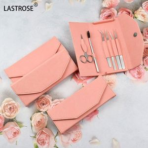 Professional 6-Piece Makeup Set for Eyebrow Grafting & Eyelash Extension Stainless Steel Precision Scissors Tweezers Pointed Tip - Product Image 6