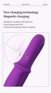 Premium Elektrischer <span class=keywords><strong>Dildo</strong></span>-Stick - Medizinisches Flüssigsilikon Ultra-Weich & Realistisches Design 12 Vibrationsmodi Lagernd in den USA - Product Image 3