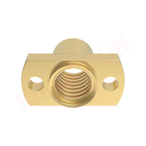 Tuerca de tornillo de rosca Kingroon Qi Pang tipo H, paso de 2 mm, rosca de 8 mm, latón, accesorio para impresora 3D - Product Image 1