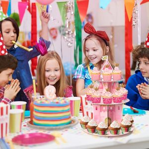 DAMAI Soporte <span class=keywords><strong>de</strong></span> 3 Niveles para Cupcakes con Diseño <span class=keywords><strong>de</strong></span> <span class=keywords><strong>Castillo</strong></span> <span class=keywords><strong>de</strong></span> Princesa, Torre <span class=keywords><strong>de</strong></span> Postres Floral en Acuarela para Cumpleaños <span class=keywords><strong>de</strong></span> Niñas, Decoración para Fiestas <span class=keywords><strong>de</strong></span> Té con Temática Rosa - Product Image 2