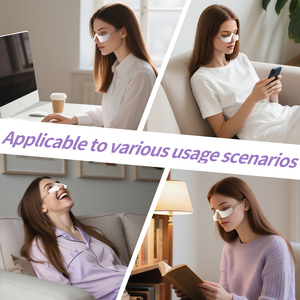 Lunettes 3D portables pour le massage des yeux avec micro-courant, vibration, chauffage rouge, bleu, vert pour la relaxation quotidienne des yeux, les cernes - Product Image 5