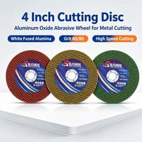 Disque de découpe en résine 107x1.2x16mm, super fin, pour métal et acier inoxydable, pour meuleuse d'angle