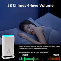 Téléavertisseur sans fil pour soignants Système d'alerte infirmière Bouton d'appel intelligent Sonnette pour la maison/les personnes âgées/les patients Téléavertisseur par vibration