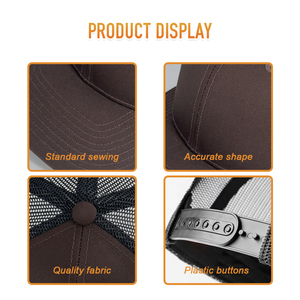 Gorras al por mayor con logo personalizado, <span class=keywords><strong>de</strong></span> algodón, para pesca, tipo trucker, con visera <span class=keywords><strong>de</strong></span> malla, para correr, fabricación <span class=keywords><strong>de</strong></span> ropa, gorras con parche a medida - Product Image 3