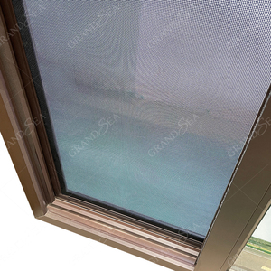 Cửa Sổ Trượt Nhôm Tráng Men Đôi Với Thiết Kế Hoa Vàng Cho Cổng - Product Image 6