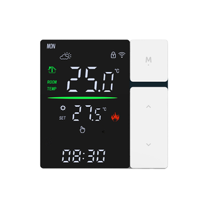 Thermostat intelligent WiFi <span class=keywords><strong>Tuya</strong></span> 316A, compatible avec l'<span class=keywords><strong>assistant</strong></span> vocal, OLED, pour le chauffage au sol électrique, les systèmes de chaudière à eau et à gaz domestiques - Product Image 1