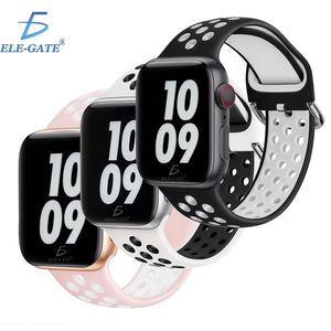 ELE-GATE สมาร์ทวอทช์นาฬิกาสปอร์ตบลูทูธพร้อมสายรัดแฟชั่น 40 มม. 44 มม. สำหรับผู้ชายผู้หญิงติดตามการออกกำลังกาย - Product Image 1