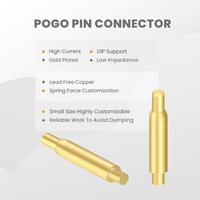 Conector Pogo Pin Macho y Hembra |   Conector de Cobre Chapado en Oro de 15 mm |   Sonda de Contacto Eléctrico Personalizada