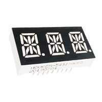 Rouge 0.54 pouces 3 chiffres 14 segments led alphanumérique led affichage