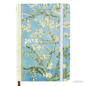 Agenda 2026 Monet A5 avec impression UV de qualité supérieure, logo personnalisé, carnet thermique en cuir PU, idéal pour la promotion, livraison rapide - Product Image 4