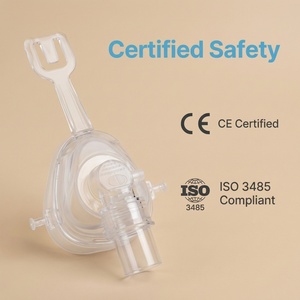 Kit de Mascarilla Nasal CPAP Tamaño S/M/L <span class=keywords><strong>para</strong></span> Terapia de <span class=keywords><strong>Apnea</strong></span> del Sueño, Interfaz de Silicona de Grado Médico, CE ISO13485, Precio de Mayoreo del Fabricante - Product Image 2
