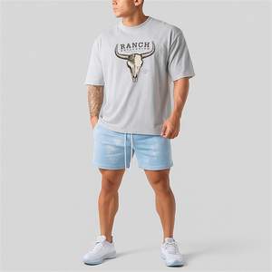 Camiseta Gráfica Personalizada para Hombre, Cuello Redondo, Manga Corta, 100% Algodón Jersey, Transpirable, Estilo Urbano, Informal - Product Image 3