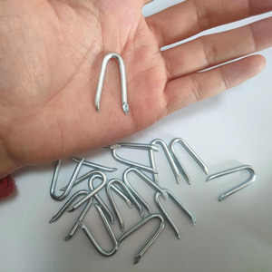 Clous en U Liangyou, matériau Q195, tige lisse, diamètre de la tête 2,2 mm, 2,2x20 mm - Product Image 4