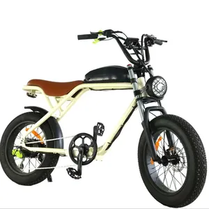 2024 USA Markt Hot Selling Cross E Bike Fett Reifen Elektro fahrrad Chrom 36V/48V Motor 350W/500W Elektro Dirt Bike für 48V 28ah