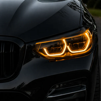 SJC Auto Scheinwerfer-Zubehör CSL RGB Mehrfarbige Chip-DRL-Module für BMW X3 G08 X4 G01 G02 2018-2021 Auto-Lichtzubehör