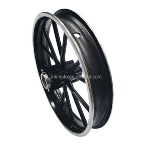 Mini pièces de moto jantes en acier 2 temps roues de 2.50 à 10 pouces pour vélo de terre 49cc <span class=keywords><strong>50cc</strong></span> - Product Image 2