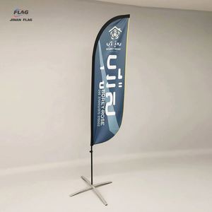 Bandera de Plumas de Poliéster Resistente al Viento e Impermeable para Exteriores, Impresión Digital en Fibra de Vidrio Engrosada, Patrón Personalizado - Product Image 3