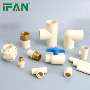 IFAN Chất lượng cao ASTM tất cả các kích thước <span class=keywords><strong>cpvc</strong></span> lắp ống hệ thống nước màu trắng <span class=keywords><strong>cpvc</strong></span> phụ kiện - Product Image 2