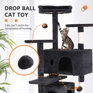 7 Layer Cat Scratcher Tower Home Cat Toys Tree Pets Hammock Sisal Post Climbing Frame Toy Cat Scratching <b>Board</b> Climbing Frame - Product Image 6