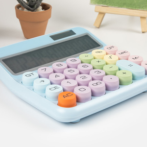 เครื่องคิดเลขตั้งโต๊ะ12หลักเครื่องคิดเลขพลังงานคู่แบตเตอรี่พลังงานแสงอาทิตย์เครื่องคิดเลขอิเล็กทรอนิกส์เดสก์ท็อปออฟฟิศ - Product Image 4