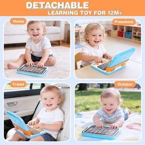 Ordinateur portable éducatif pour tout-petits avec musique et sons, 2-en-1, avec <span class=keywords><strong>tablette</strong></span> détachable - Product Image 4