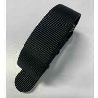 Correa de Reloj de Nylon de 22mm de Ancho, 1 Pieza, Correa de Nylon Estilo NATO Negra con Hebilla Negra PVD con Logotipo Grabado, Proveedor en Stock