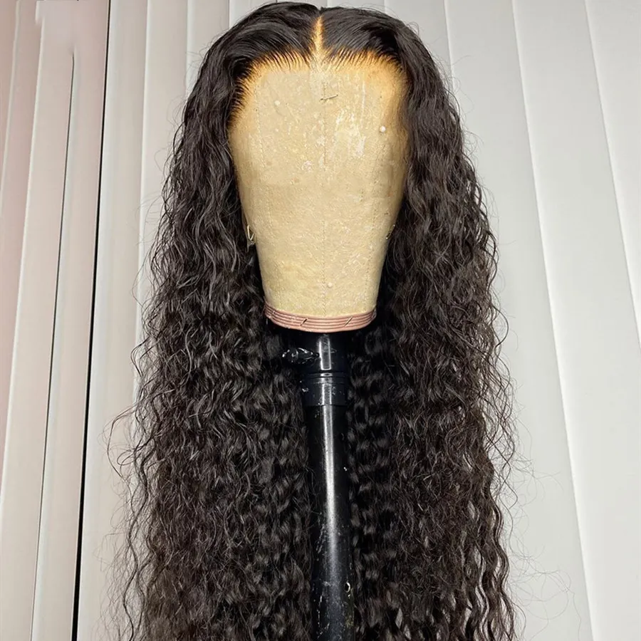 Kinky Krullende Braziliaanse Menselijk Haar Weave Pruiken Menselijk Haar Kant Voor Pruiken Hd Kant Frontale Pruiken Voor Zwarte Vrouwen Virgin haar Bundels