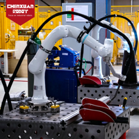Cobot de Soldadura Colaborativo de 6 Ejes, Robot Humanoide de Seguridad Ligero para Soldadura Automática de Marcos Metálicos