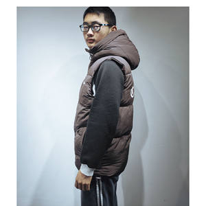 Personalizado hombres sin mangas para <span class=keywords><strong>Trapstar</strong></span> Sudadera con capucha Puffer Veste transpirable desgaste exterior botón decoración cremallera cierre Popular primavera - Product Image 5