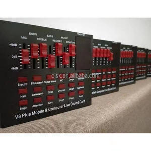 Mezclador de Audio de Alta Calidad Clavax CLSC-V8-<span class=keywords><strong>PLUS</strong></span>, Equipo de Consola de Sonido para Escenario en Vivo, Estudio, Mezclador de Audio para <span class=keywords><strong>DJ</strong></span> - Product Image 5