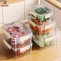 Boîte de rangement pour réfrigérateur en plastique épaissi XinHang, conteneur de rangement ménager, boîte de rangement en plastique pour fruits et légumes