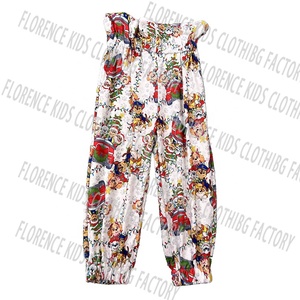 DH ODM pantalones de ninas boutique estilo personalizado Navidad bebé invierno primavera ropa niñas Pantalones - Product Image 4