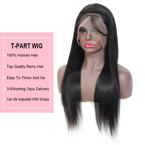 <span class=keywords><strong>Boutique</strong></span> de gros en Chine Perruque en dentelle T Part Perruques en cheveux humains bruts brésiliens Perruques en cheveux humains pré-plumés Partie centrale pour femmes noires - Product Image 3
