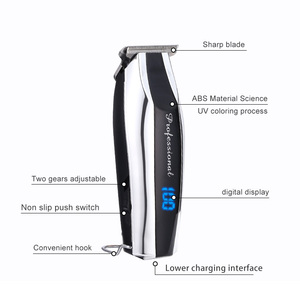 BES-9230 Rechargeable Mini Tondeuses et Tondeuses pour hommes détachable <span class=keywords><strong>tondeuse</strong></span> cheveux avec LCD - Product Image 2