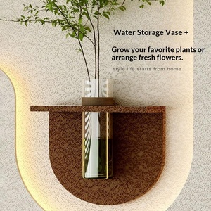 Jarrón Hidropónico de Pared de Estilo Antiguo Kayalo, Decoración Creativa para <span class=keywords><strong>el</strong></span> Hogar, Sala de Estar, Fondo de TV, <span class=keywords><strong>Pintura</strong></span> Tridimensional - Product Image 3